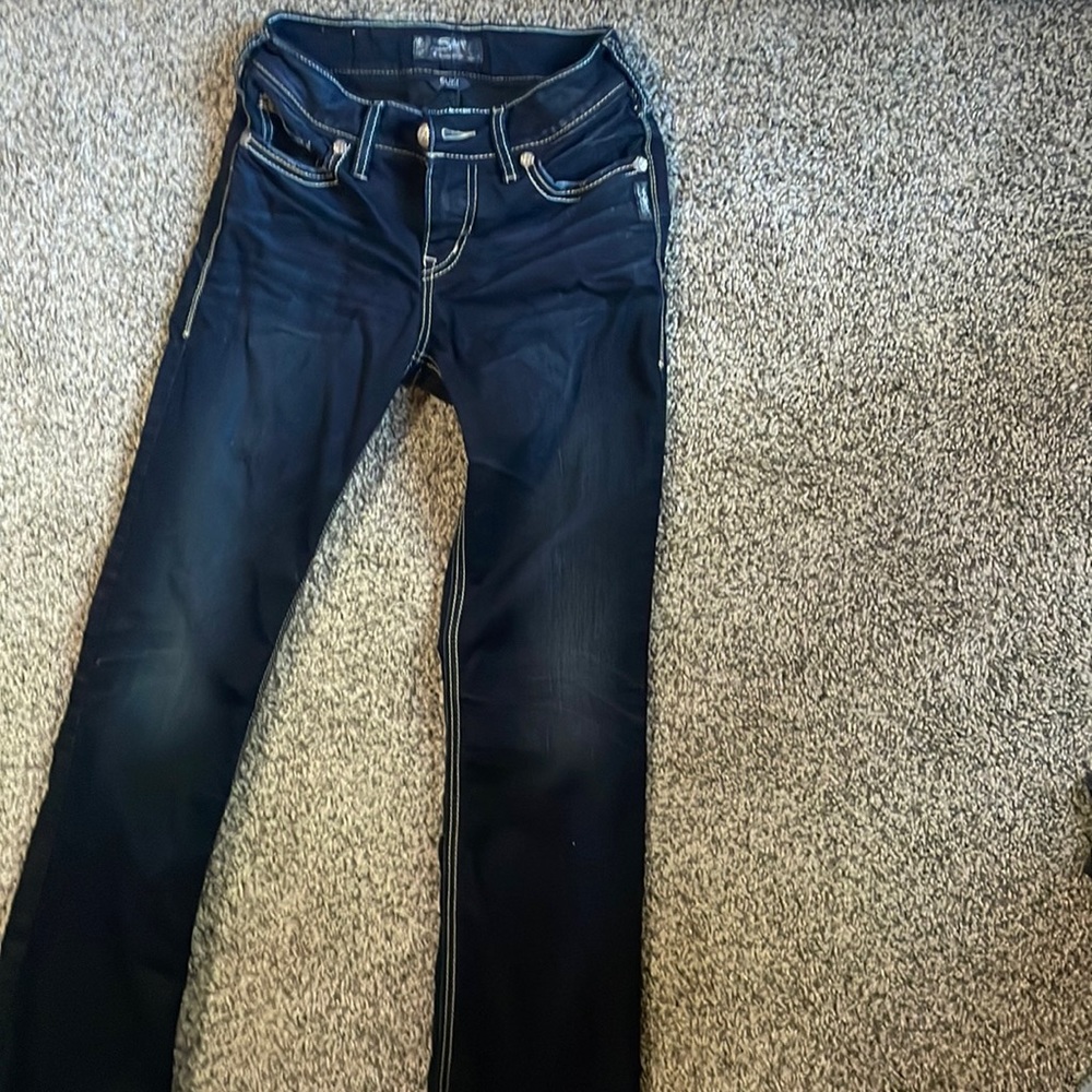 Dark wash jeans